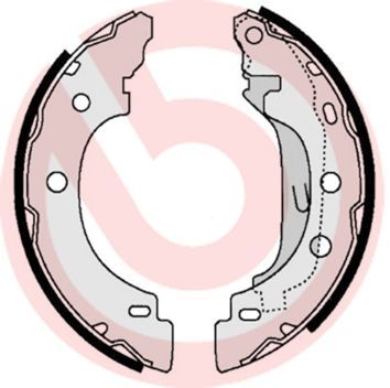 Brembo S 68 523 - Brzdové čeľuste -