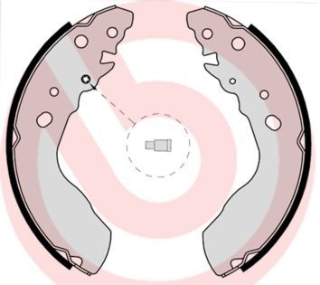 Brembo S 79 522 - Brzdové čeľuste -