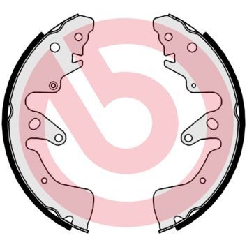 Brembo S 79 524 - Brzdové čeľuste -
