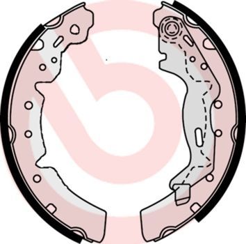Brembo S 83 510 - Brzdové čeľuste -