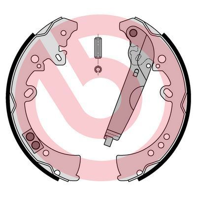 Brembo S 83 570 - Brzdové čeľuste -