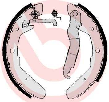 Brembo S 85 517 - Brzdové čeľuste -