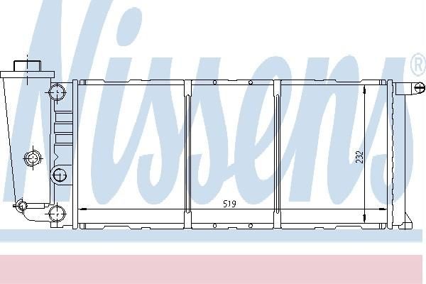 Nissens 62323 - Chladič vody -
