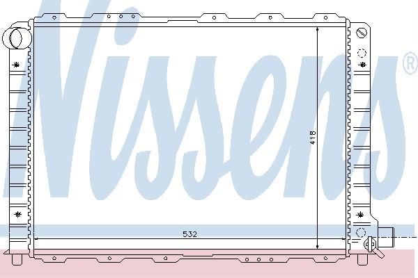 Nissens 62326 - Chladič vody -