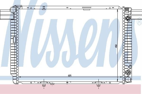 Nissens 62532 - Chladič vody -