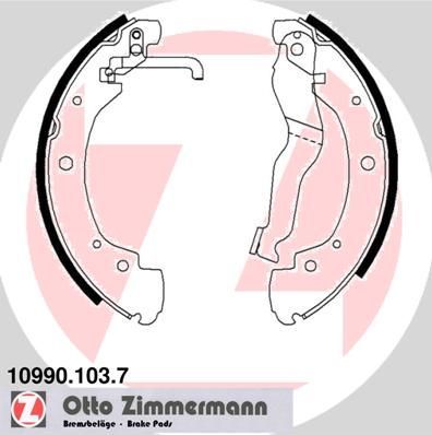 Zimmermann 10990.103.7 - Brzdové čeľuste -