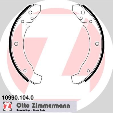 Zimmermann 10990.104.0 - Brzdové čeľuste -