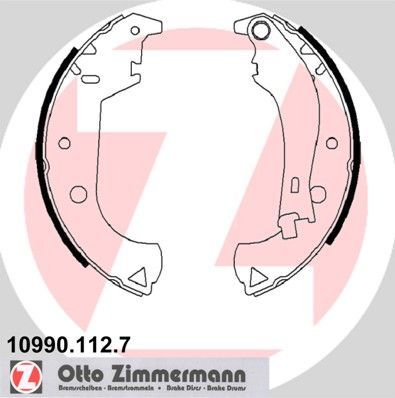 Zimmermann 10990.112.7 - Brzdové čeľuste -
