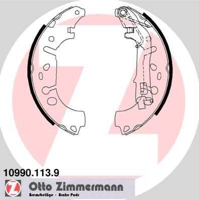 Zimmermann 10990.113.9 - Brzdové čeľuste -