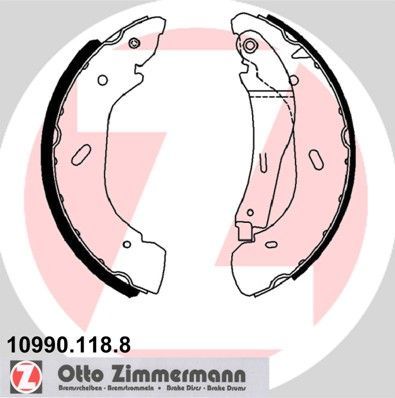 Zimmermann 10990.118.8 - Brzdové čeľuste -