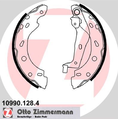 Zimmermann 10990.128.4 - Brzdové čeľuste -
