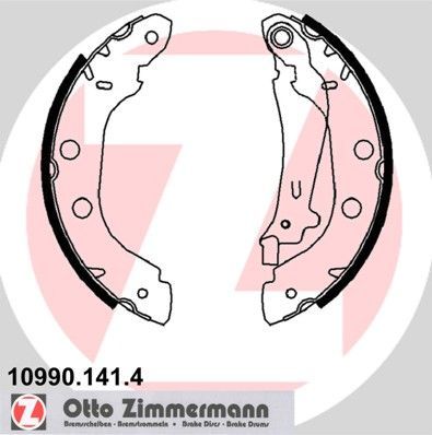 Zimmermann 10990.141.4 - Brzdové čeľuste -