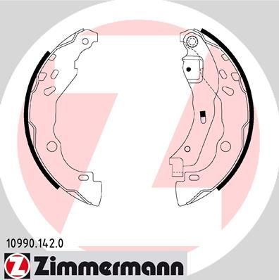 Zimmermann 10990.142.0 - Brzdové čeľuste -