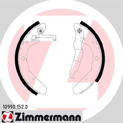 Zimmermann 10990.152.0 - Brzdové čeľuste -