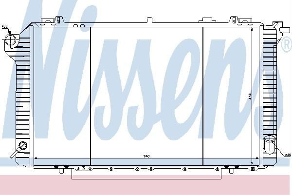 Nissens 62912 - Chladič vody -