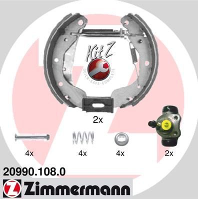 Zimmermann 20990.108.0 - Brzdové čeľuste -