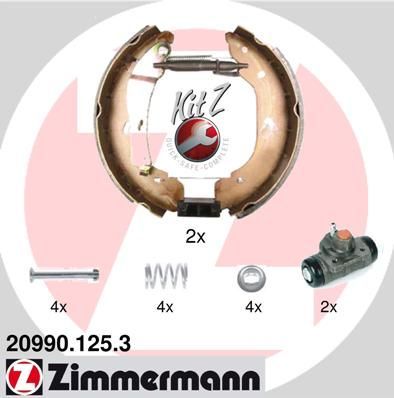 Zimmermann 20990.125.3 - Brzdové čeľuste -