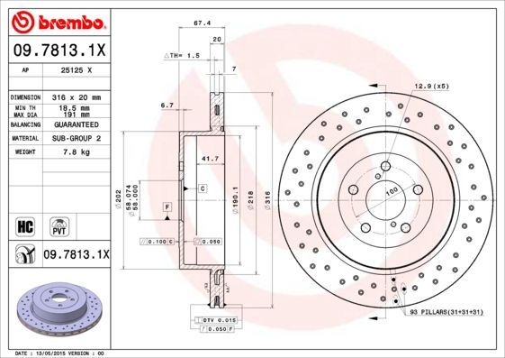 Brembo 09.7813.1X