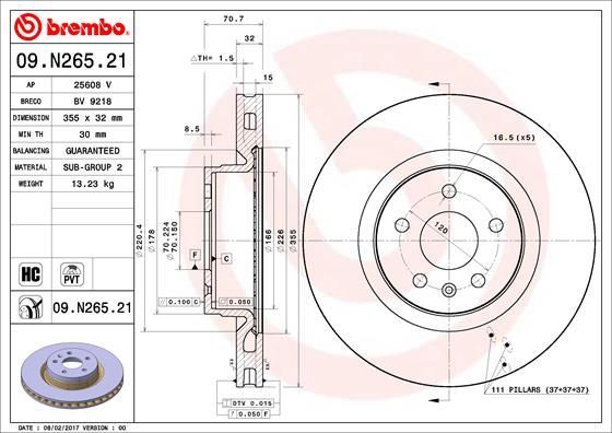 Brembo 09.N265.21