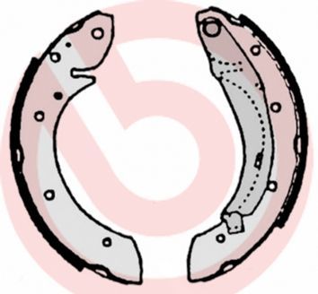 Brembo S 61 522 - Brzdové čeľuste -