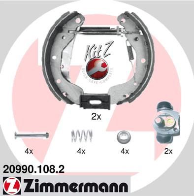 Zimmermann 20990.108.2 - Brzdové čeľuste -