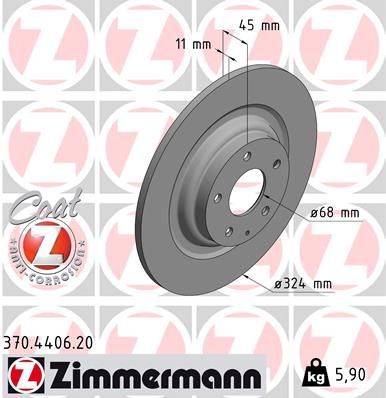 Zimmermann 370.4406.20 - Brzdový kotúč -