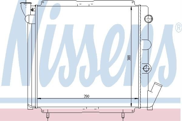 Nissens 63871 - Chladič vody -