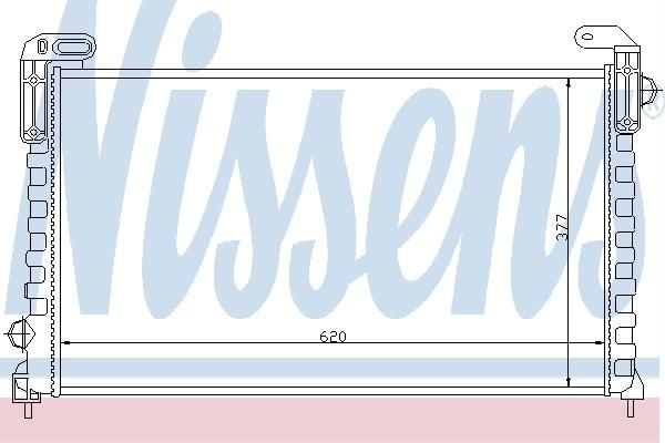 Nissens 63945 - Chladič vody -