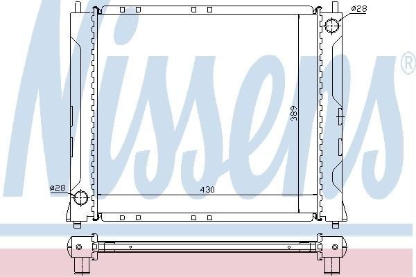 Nissens 64019A - Chladič vody -