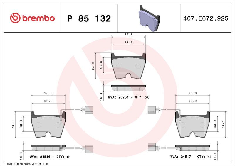 Brembo P 85 132