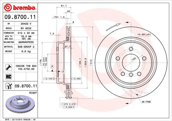 Brembo 09.8700.11