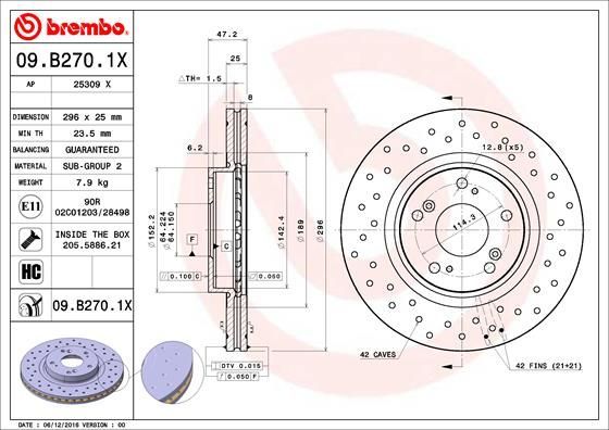 Brembo 09.B270.1X