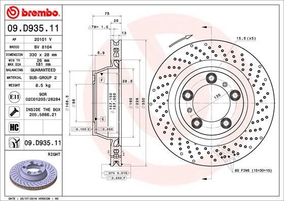 Brembo 09.D935.11