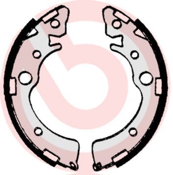 Brembo S 28 509 - Brzdové čeľuste -