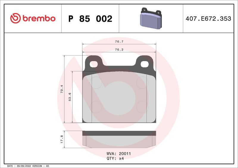 Brembo P 85 002