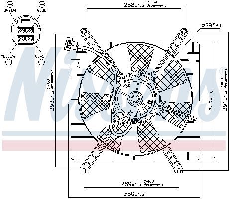 Nissens 85414 - Ventilátor motora -