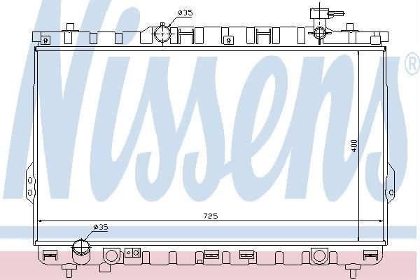 Nissens 67029 - Chladič vody -