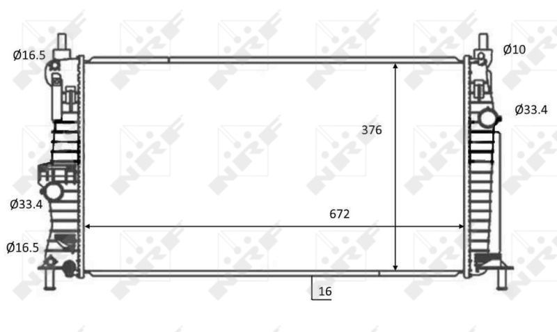 NRF 59068 - Chladič vody -