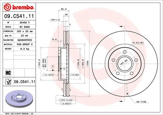 Brembo 09.C541.11