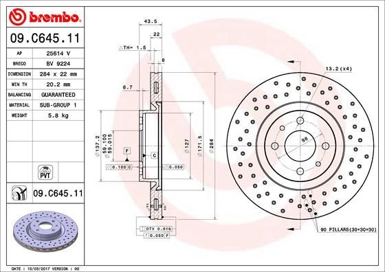 Brembo 09.C645.11