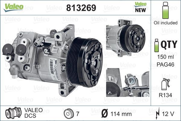 Valeo 813269 - Kompresor -