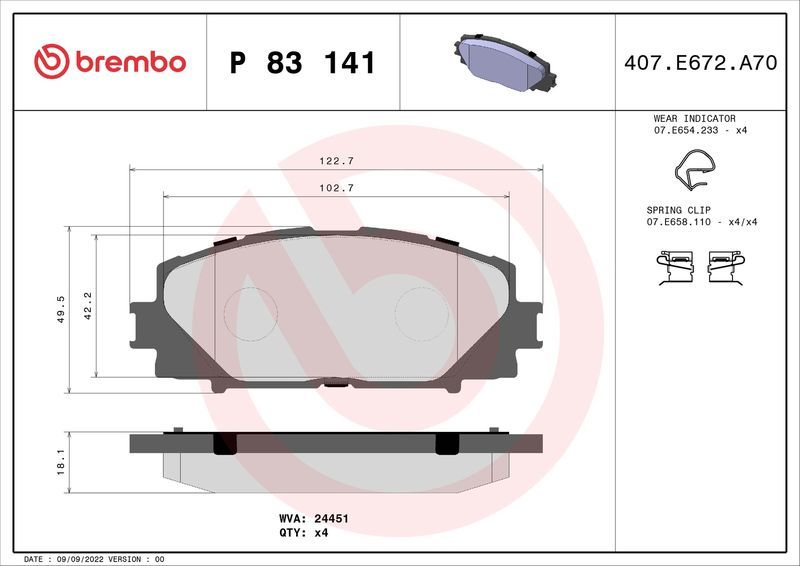 Brembo P 83 141