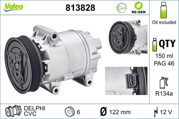 Valeo 813828 - Kompresor -