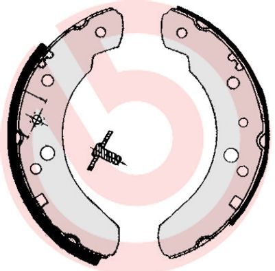 Brembo S 24 537 - Brzdové čeľuste -