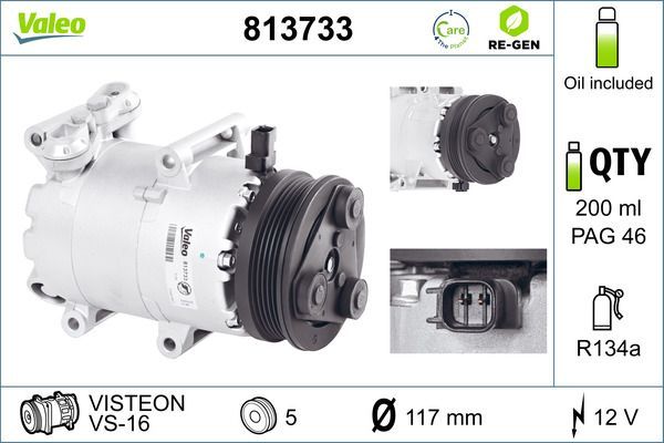 Valeo 813733 - Kompresor -