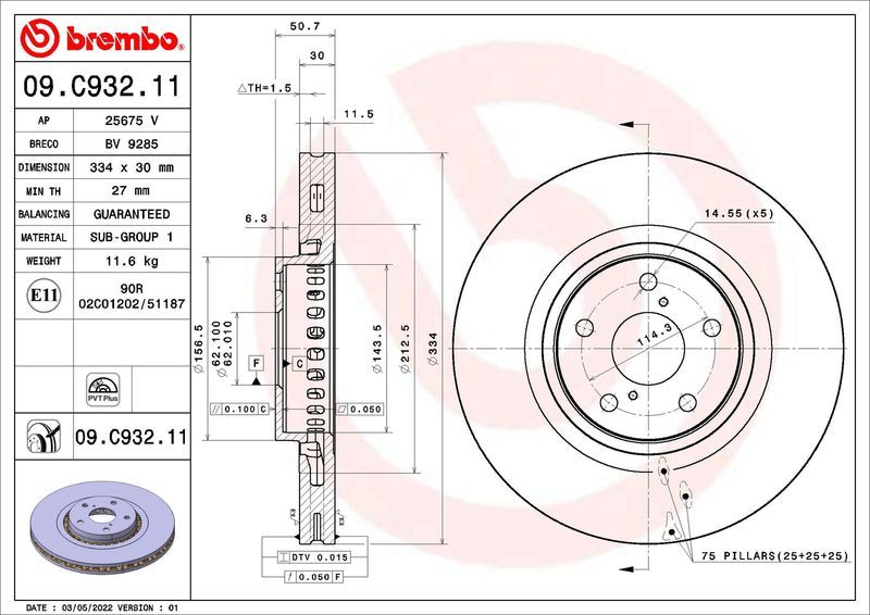 Brembo 09.C932.11