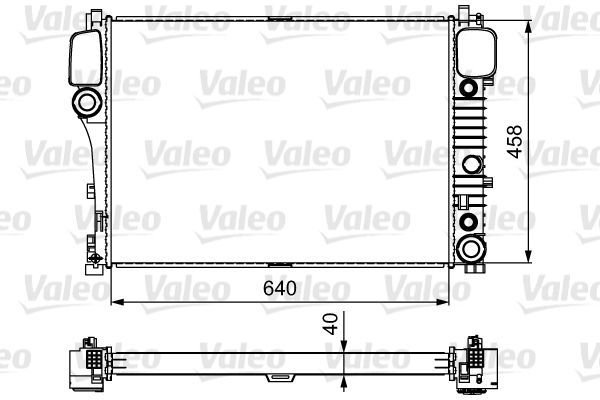 Valeo 735299 - Chladič vody -