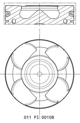 Mahle 011 PI 00108 000 -  -