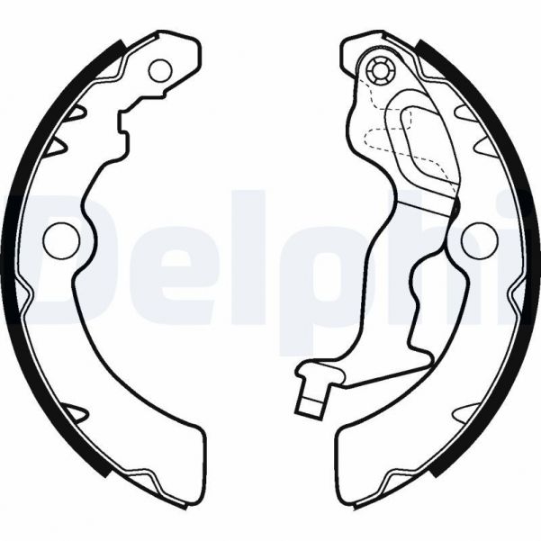 Delphi LS2045 - Brzdové čeľuste -