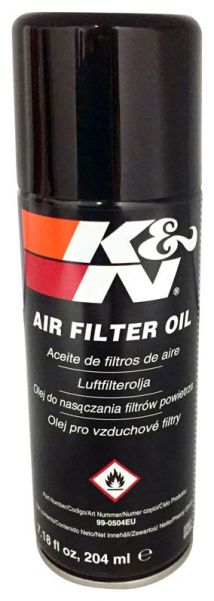 K&N Air Filter Oil, 204ml